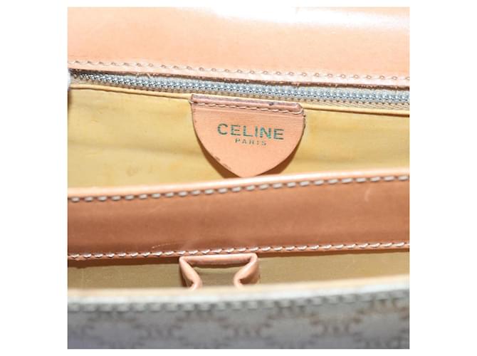 Céline Celine Vintage Macadam Canvas Medium Beige - vista 7