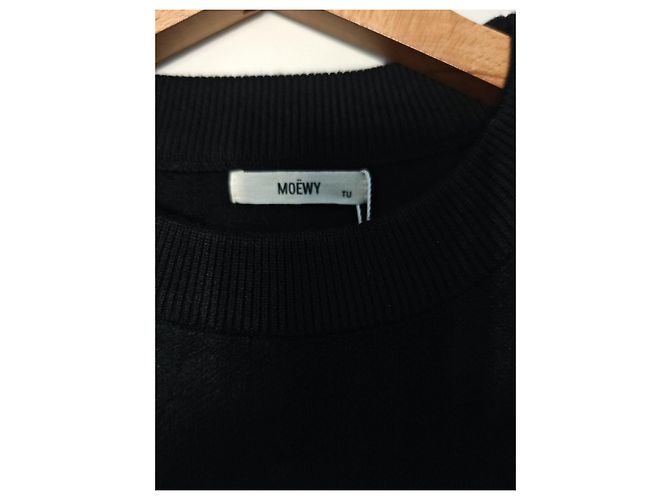 Autre Marque Jersey Moewy negro detalle ganchillo - vista 6