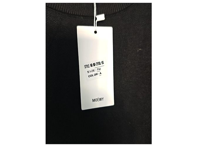 Autre Marque Jersey Moewy negro detalle ganchillo - vista 7