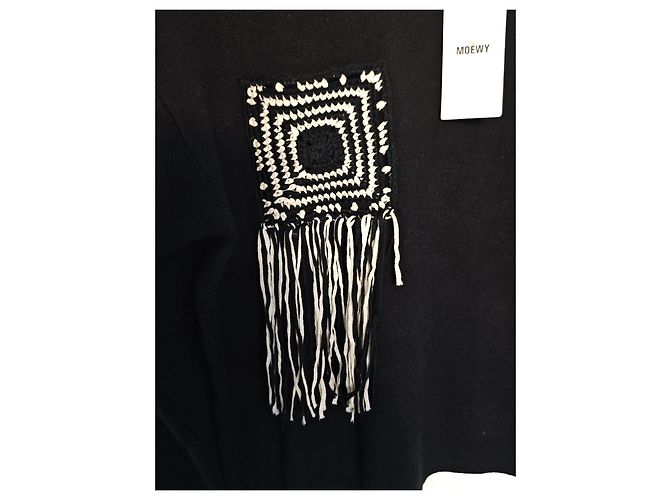 Autre Marque Jersey Moewy negro detalle ganchillo - vista 9