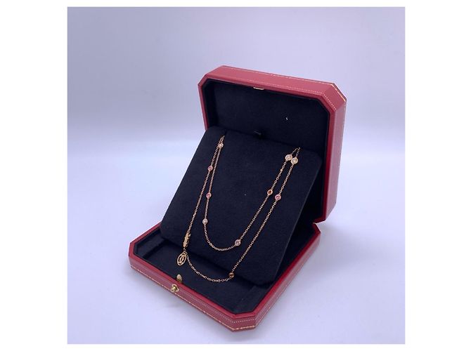 Collana Cartier Diade Infinity Star Oro 18k D'oro - vista 4
