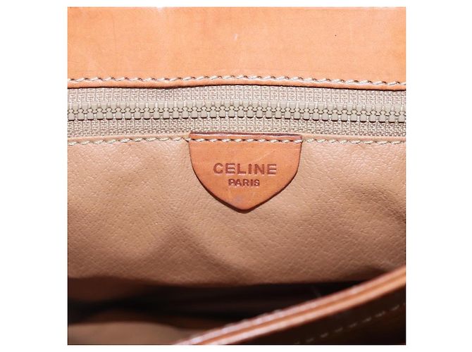 Céline Celine Vintage Macadam Canvas Marrone - vista 6