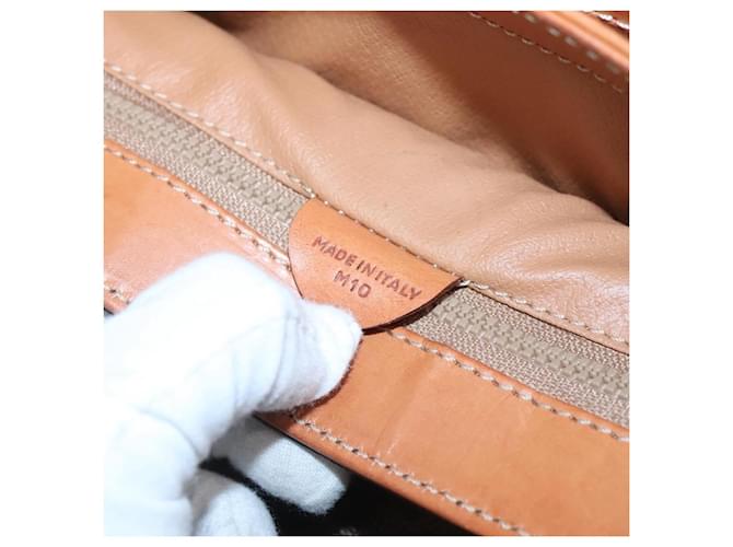 Céline Celine Vintage Macadam Canvas Marrone - vista 7