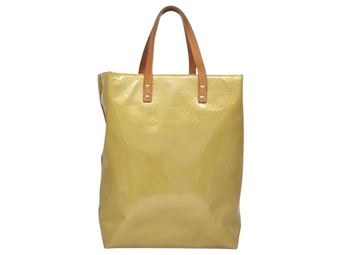 Louis Vuitton Reade Monogram Vernis MM Beige - vista 2