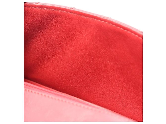 Borsa a tracolla Chanel 2.55 in pelle di vitello rossa Rosso - vista 6