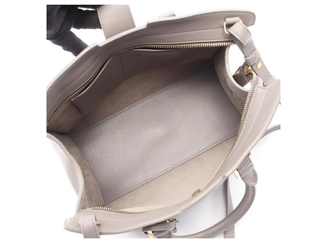 Bolso Petit Cabas Y-line Yves Saint Laurent Castaño - vista 3