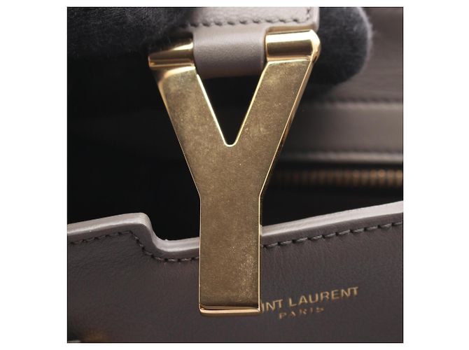 Bolso Petit Cabas Y-line Yves Saint Laurent Castaño - vista 9
