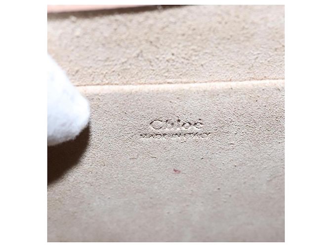 Chloé Chloe Nile Leather Medium Rosa - vista 7