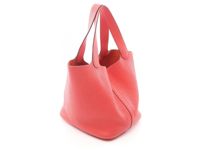 Hermès Borsa Hermes Picotin Lock MM Bougainvillea Rosa - vista 2