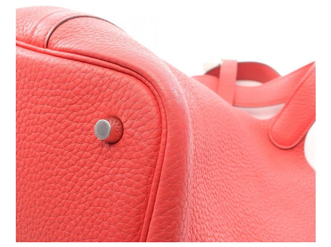 Hermès Borsa Hermes Picotin Lock MM Bougainvillea Rosa - vista 6