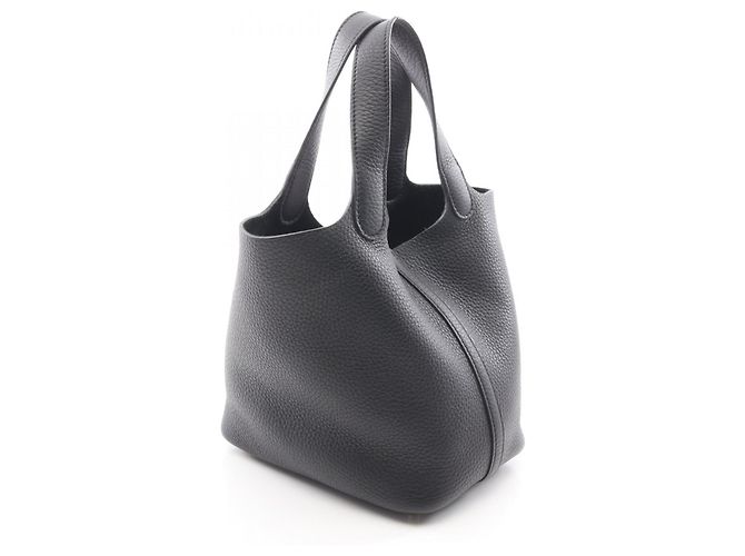 Hermès Hermes Picotin Lock PM Handtasche Schwarz - Ansicht 2