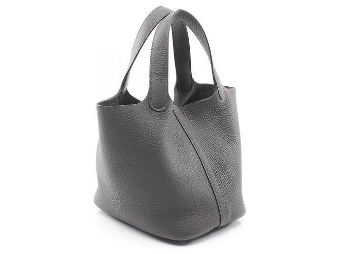 Hermès Borsa Hermes Picotin Lock PM in Vert Mangrove Verde - vista 2