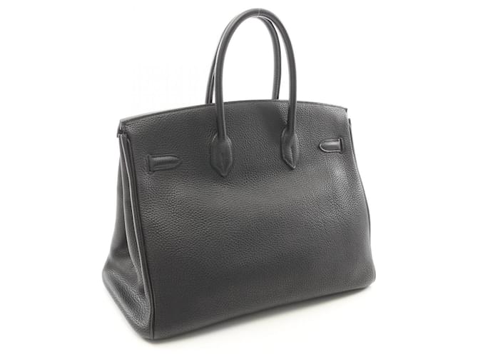 Hermès Borsa Hermes Birkin 35 Nero - vista 2