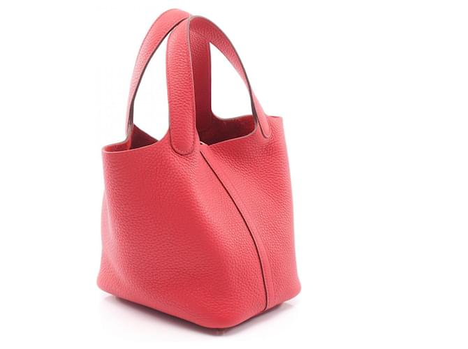 Hermès Borsa Hermes Picotin Lock PM Rosso - vista 2