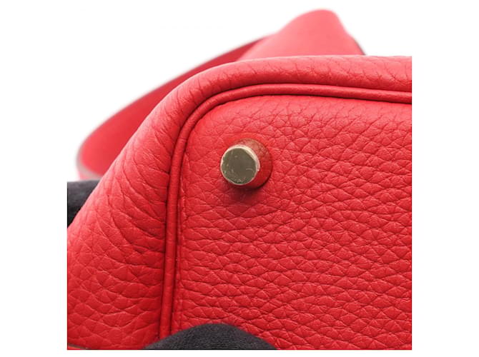 Hermès Borsa Hermes Picotin Lock PM Rosso - vista 9