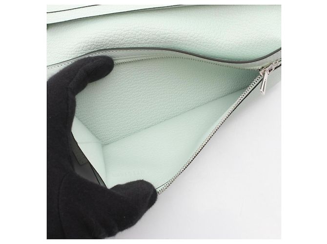 Hermès Hermes Bearn Soufflé Bi-fold Long Wallet Grün - Ansicht 4
