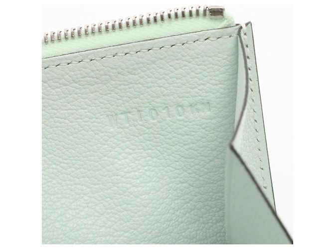 Hermès Hermes Bearn Soufflé Bi-fold Long Wallet Grün - Ansicht 6