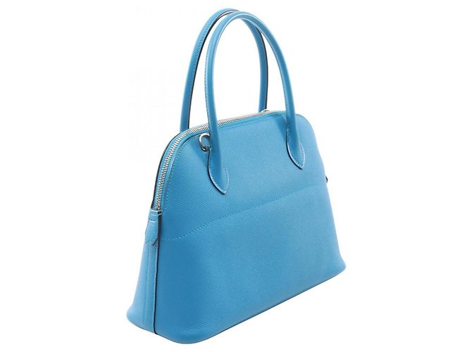 Hermès Borsa Hermes Bolide 27 Blu - vista 2