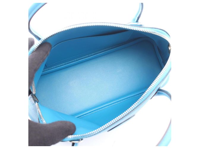 Hermès Borsa Hermes Bolide 27 Blu - vista 3