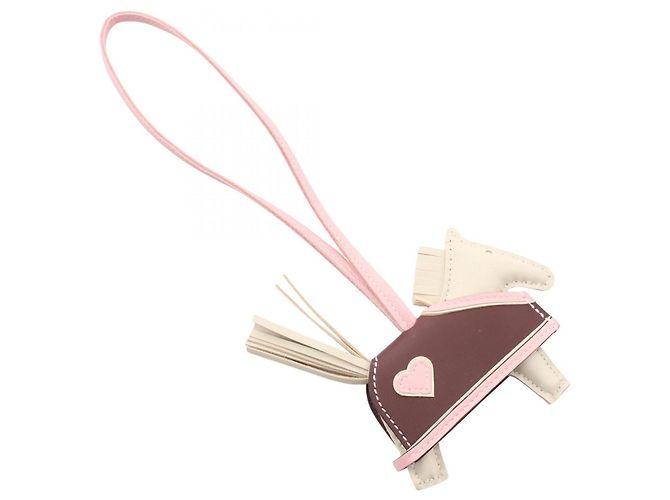 Hermès Hermes Rodeo Robeocool PM Accessorio Charm Marrone Rosa Crudo - vista 2