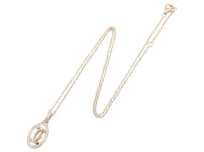 Collana Cartier Double C Diamante D'oro - vista 2