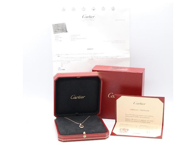 Collana Cartier Double C Diamante D'oro - vista 5
