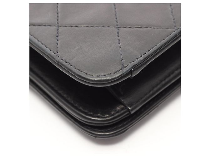 Bolso de hombro Chanel Mini Matelassé Turnlock Negro - vista 6