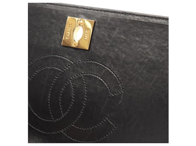 Bolso de hombro Chanel Mini Matelassé Turnlock Negro - vista 8