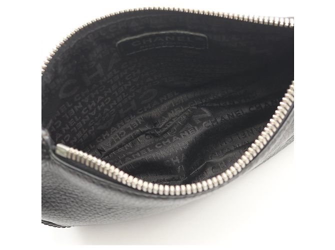 Timeless Borsa a mano/Borsa a tracolla Chanel in pelle nera con frange Nero - vista 3