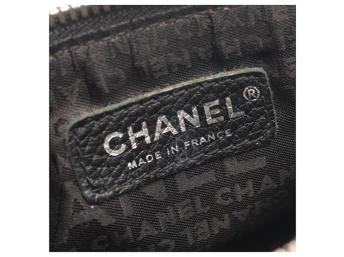 Timeless Borsa a mano/Borsa a tracolla Chanel in pelle nera con frange Nero - vista 4