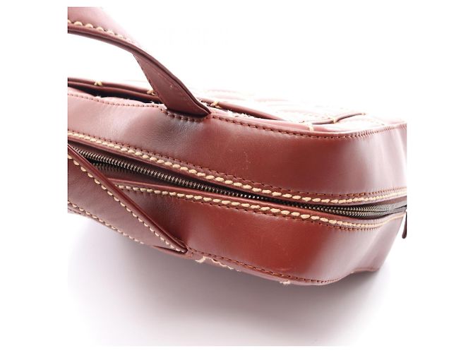 Borsa Chanel Wild Stitch Marrone - vista 11