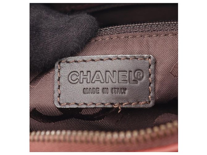 Borsa Chanel Wild Stitch Marrone - vista 4