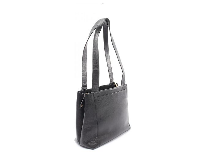 Borsa Tote Chanel in pelle di vitello nera Nero - vista 2