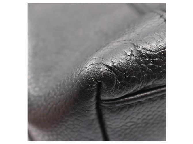 Borsa Tote Chanel in pelle di vitello nera Nero - vista 6