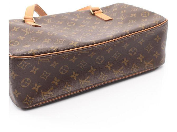 Borsa a Spalla Louis Vuitton Cite GM Marrone - vista 9