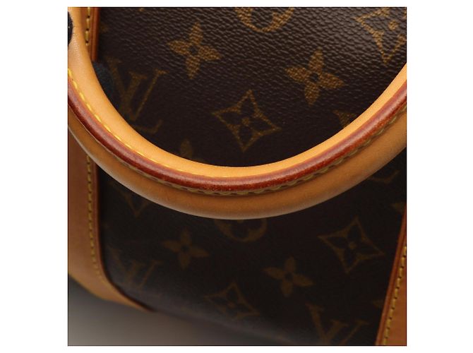 Borsa Boston Louis Vuitton Keepall 50 Monogram Marrone Monogramma - vista 11
