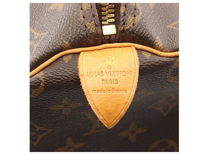 Borsa Boston Louis Vuitton Keepall 50 Monogram Marrone Monogramma - vista 4