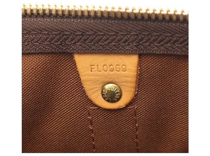 Borsa Boston Louis Vuitton Keepall 50 Monogram Marrone Monogramma - vista 5