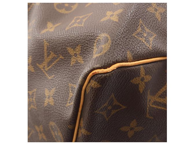 Borsa Boston Louis Vuitton Keepall 50 Monogram Marrone Monogramma - vista 6