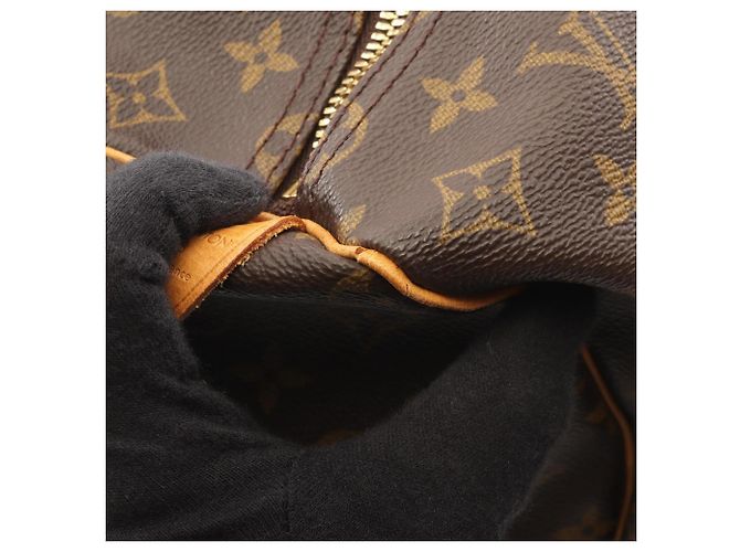 Borsa Boston Louis Vuitton Keepall 50 Monogram Marrone Monogramma - vista 7