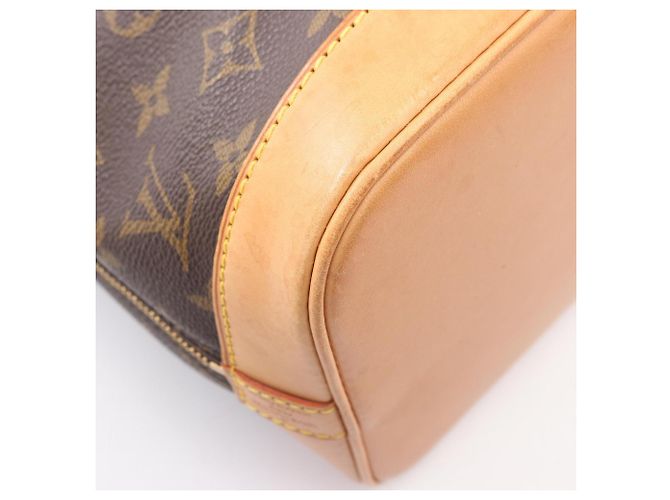 Borsa Louis Vuitton Alma PM Monogram Marrone Monogramma - vista 8