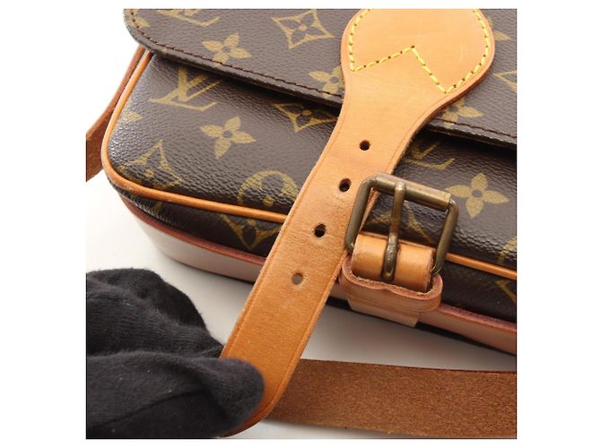 Borsa a Spalla Louis Vuitton Cartouchiere MM Marrone - vista 6