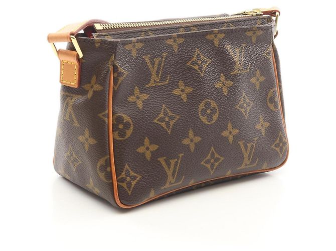 Borsa a Spalla Louis Vuitton Vivacite PM Monogram Marrone Monogramma - vista 2