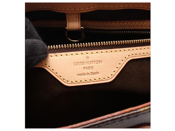 Borsa Louis Vuitton Wilshire PM Marrone Monogramma - vista 4