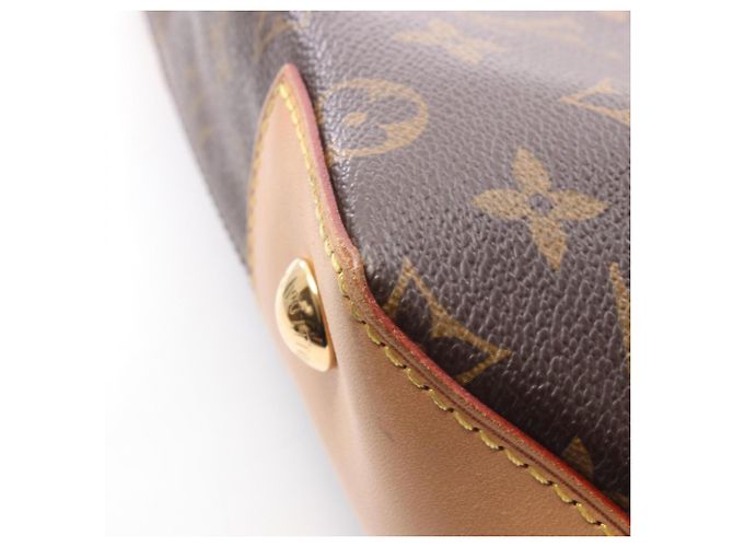 Borsa Louis Vuitton Wilshire PM Marrone Monogramma - vista 9