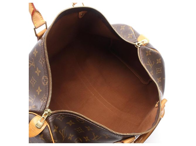 Borsa Boston Louis Vuitton Keepall 45 Monogram Marrone - vista 3