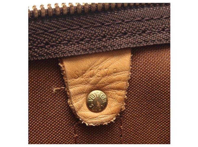 Borsa Boston Louis Vuitton Keepall 45 Monogram Marrone - vista 5