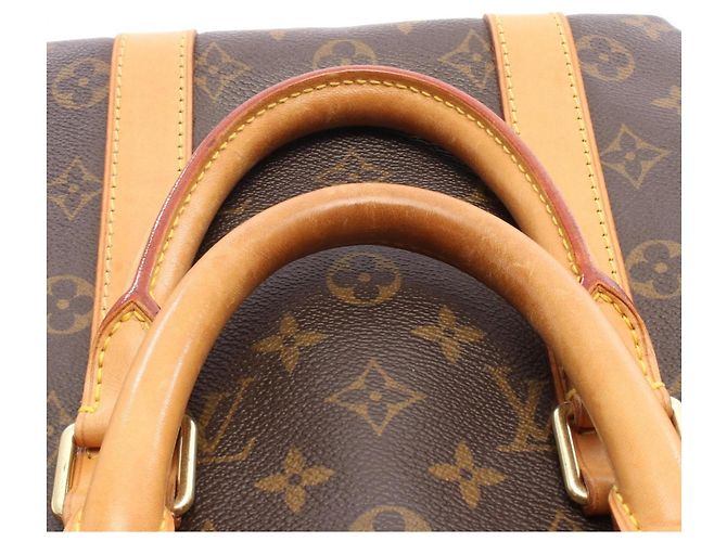 Borsa Boston Louis Vuitton Keepall 45 Monogram Marrone - vista 6