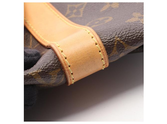 Borsa Boston Louis Vuitton Keepall 45 Monogram Marrone - vista 7