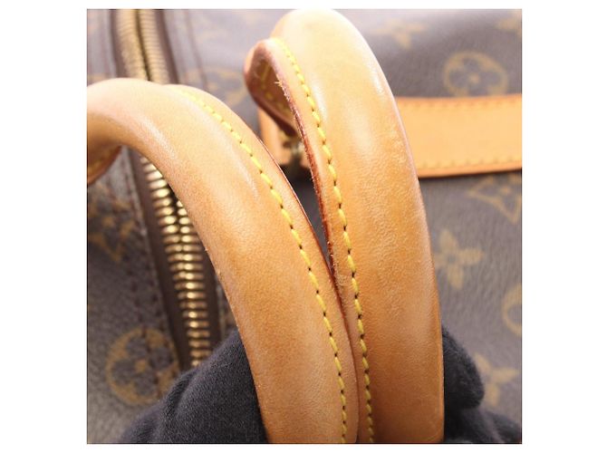 Borsa Boston Louis Vuitton Keepall 45 Monogram Marrone - vista 8